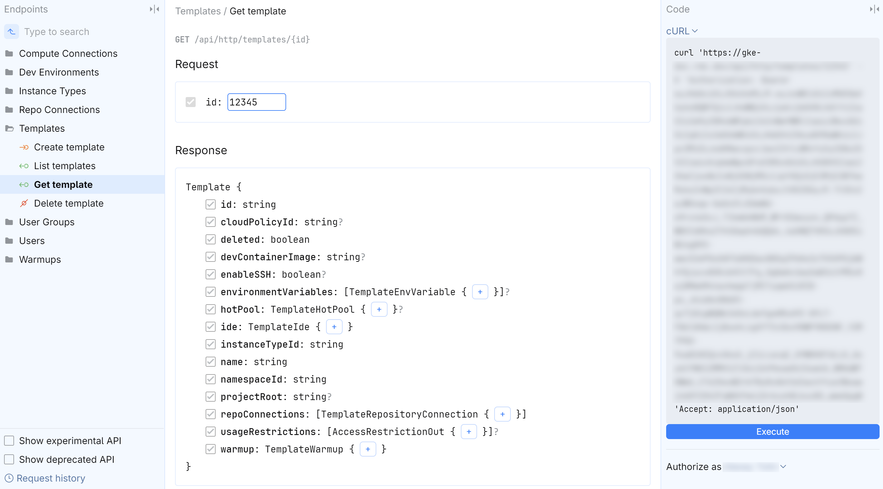 API playground API playground