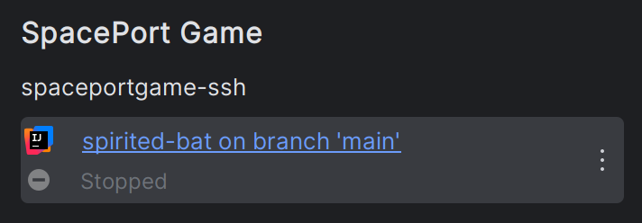 Restart dev environment