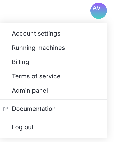 Opening Admin panel Opening Admin panel