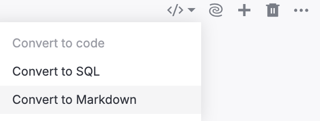 Converting to Markdown Converting to Markdown