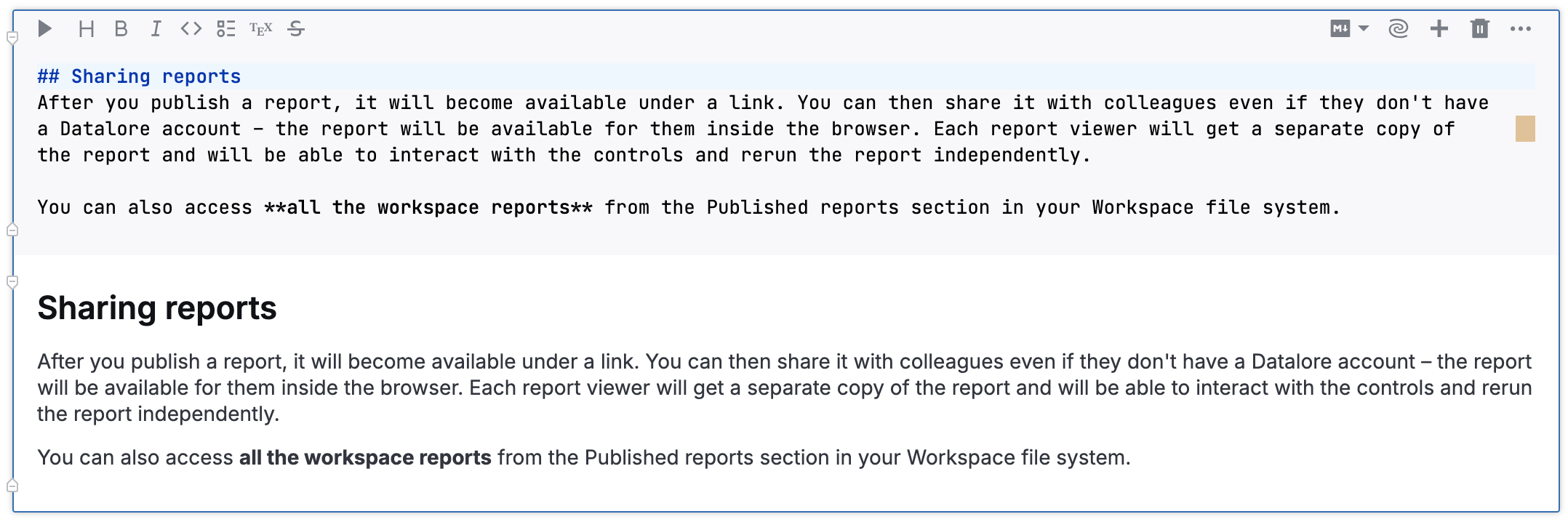 Markdown cell Markdown cell