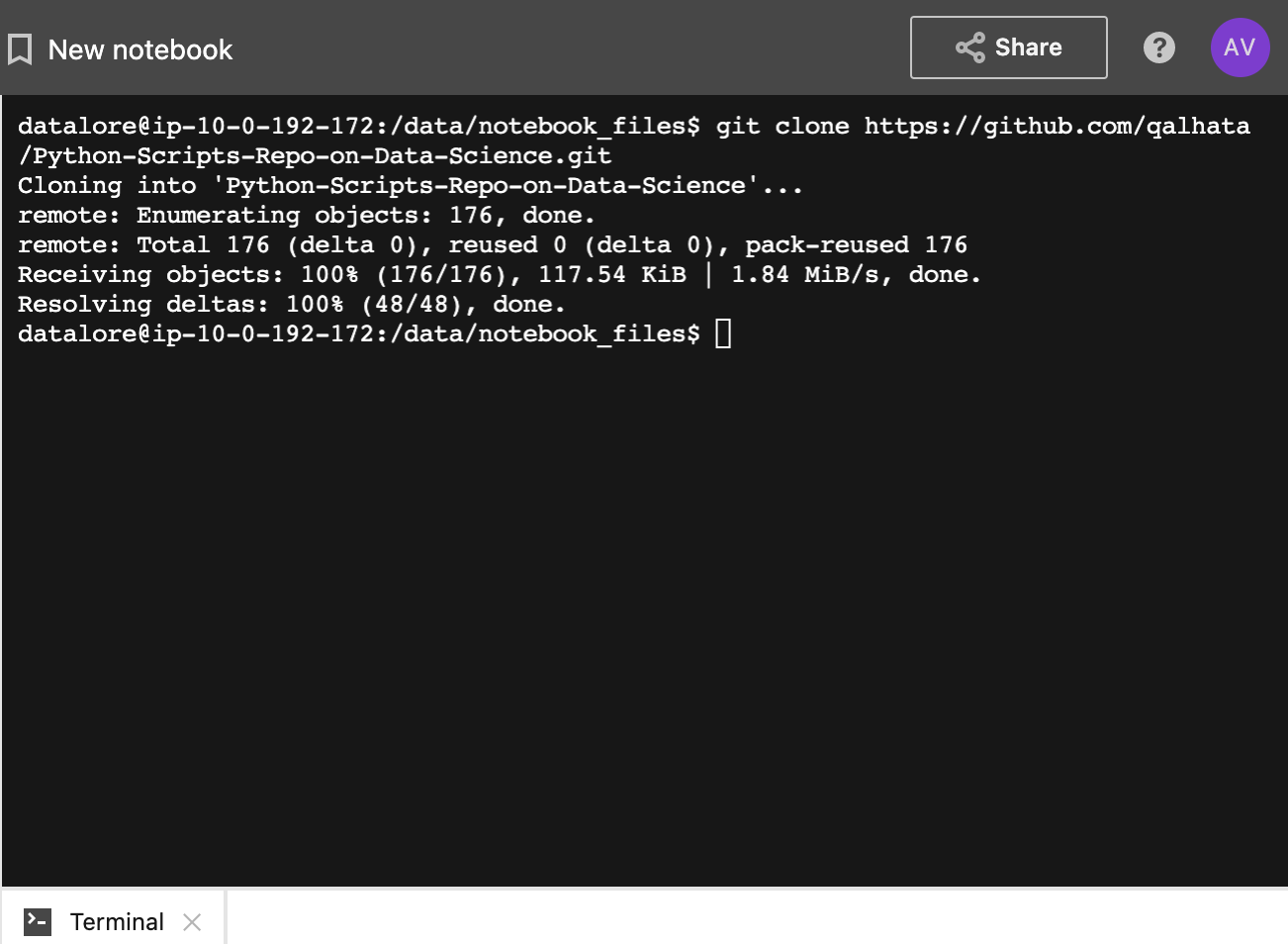 Terminal pane Terminal pane