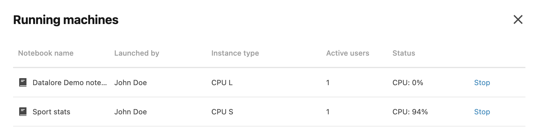 Stopping a scheduled run Stopping a scheduled run