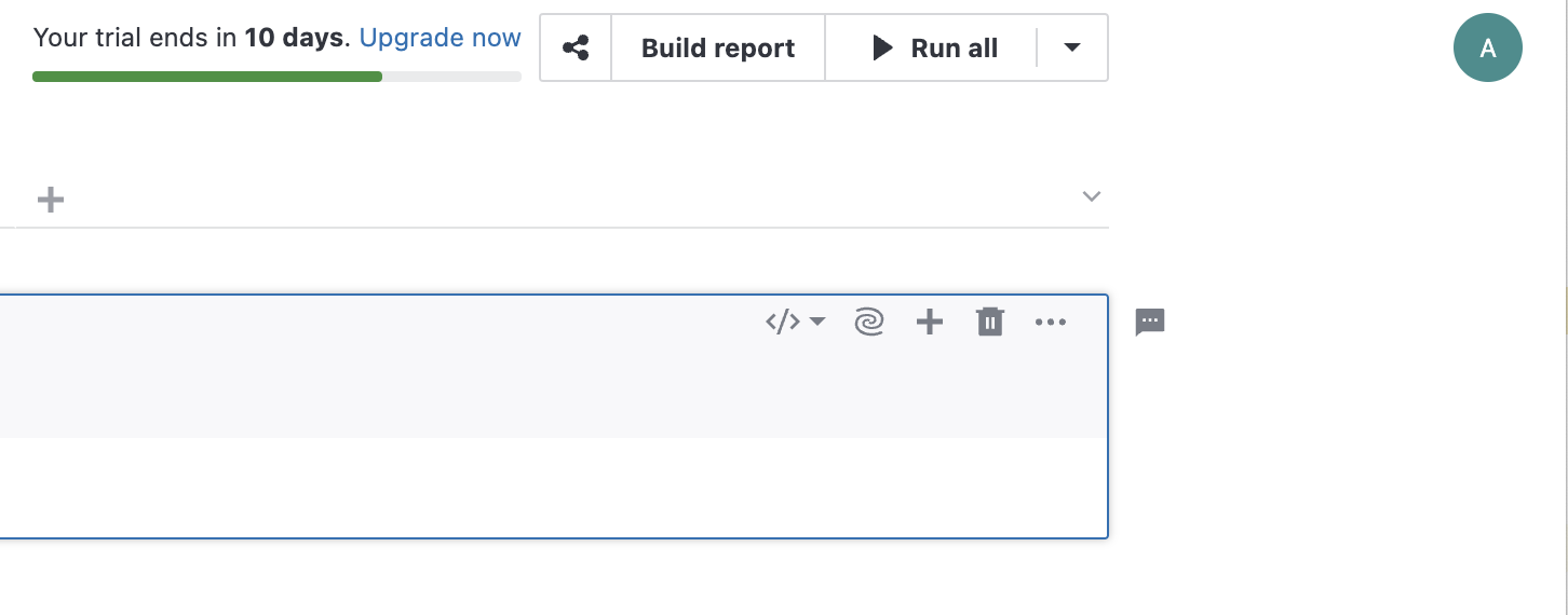 Cloud trial notification Cloud trial notification