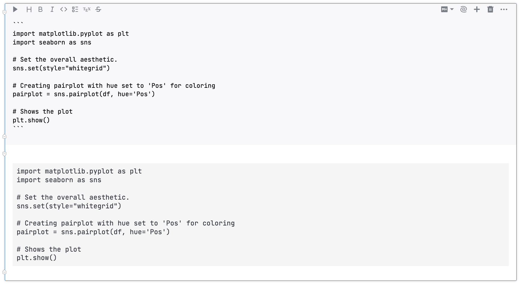Enabling code syntax highlight in Markdown cells Enabling code syntax highlight in Markdown cells