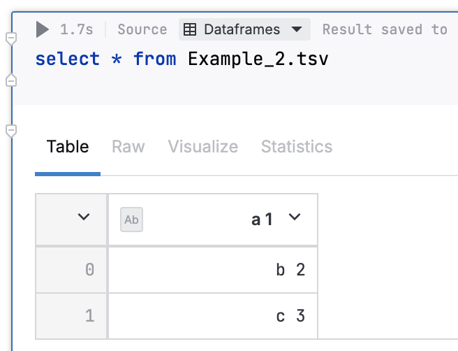 Automatic header in retrieved table Automatic header in retrieved table