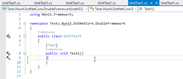 Visualizing code for multiple frameworks