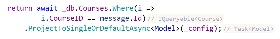 ReSharper: Inlay hints return type in call chain ReSharper: Inlay hints return type in call chain