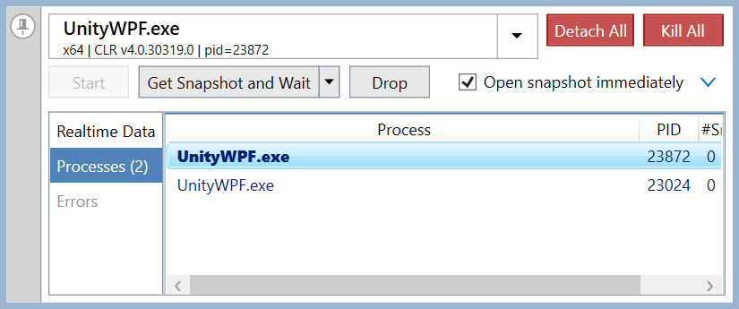 Select a process