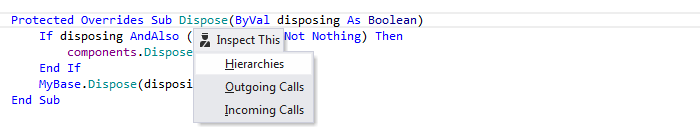 ReSharper: Visual Basic support. Inspect This ReSharper: Visual Basic support. Inspect This
