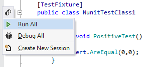 ReSharper：在编辑器中识别单元测试