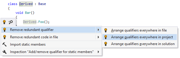 建议移除冗余限定符