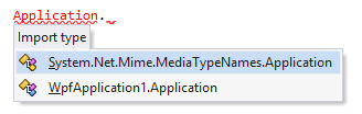 ReSharper: choosing a namespace to import ReSharper: choosing a namespace to import