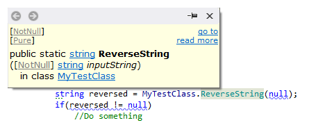 Quick documentation with code annotation attributes Quick documentation with code annotation attributes