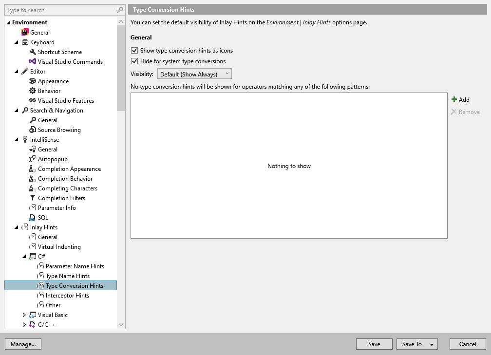 C# 类型转换提示 | ReSharper 文档