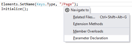 dotPeek: Navigating to parameter declaration dotPeek: Navigating to parameter declaration