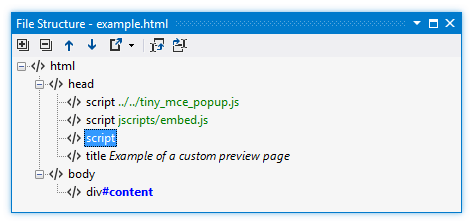 ReSharper：HTML 中的文件结构