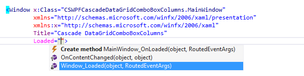 ReSharper：XAML 中的代码补全
