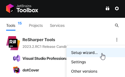 ReSharper: Accessing the dotUltimate installer from the Toolbox app ReSharper: Accessing the dotUltimate installer from the Toolbox app
