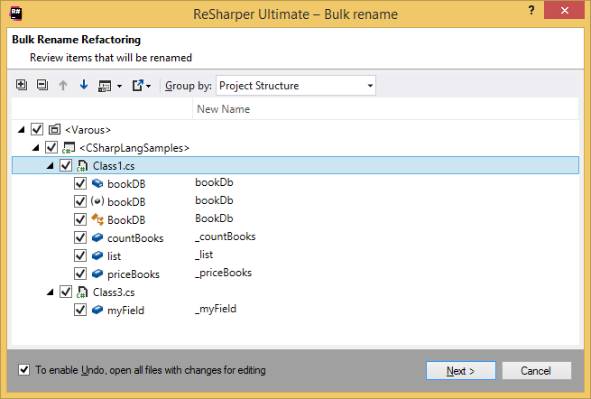 范围内修复:批量重命名 范围内修复:批量重命名