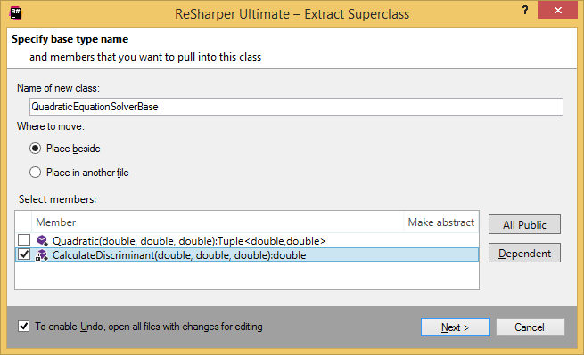 使用 ReSharper 实现模块化