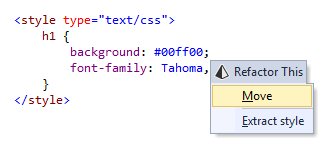 在 HTML 中移动到另一个文件重构