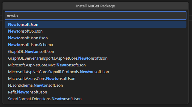ReSharper: install NuGet packages