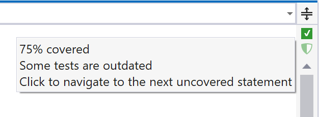 dotCover: Outdated tests notification dotCover: Outdated tests notification