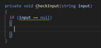 Applying postfix template for null-check