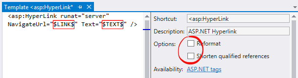 可以关闭的模板选项