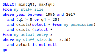 ReSharper：SQL 的语法高亮