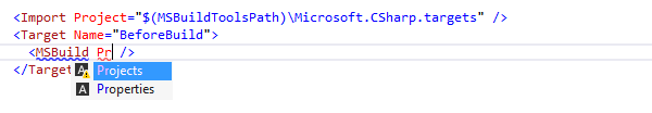 ReSharper: Code completion in MSBuild ReSharper: Code completion in MSBuild