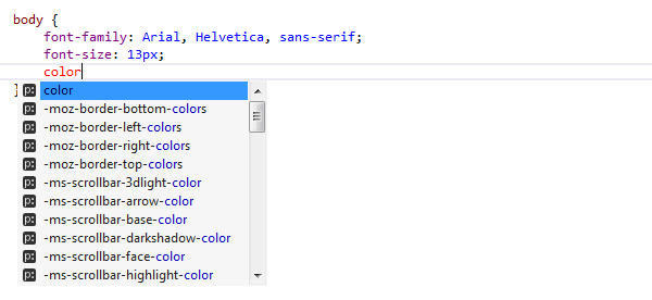 ReSharper: Code completion in CSS ReSharper: Code completion in CSS