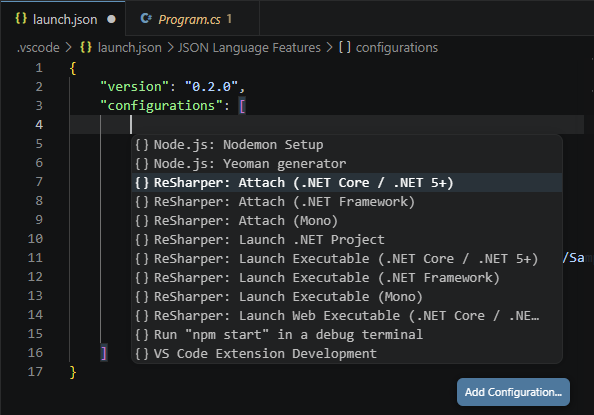 ReSharper: Adding a new 'Attach' configuration ReSharper: Adding a new 'Attach' configuration