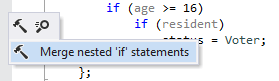 Merging nested 'if' statements in C++ Merging nested 'if' statements in C++