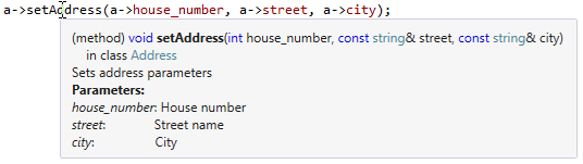 ReSharper：C++ 中的编辑器工具提示