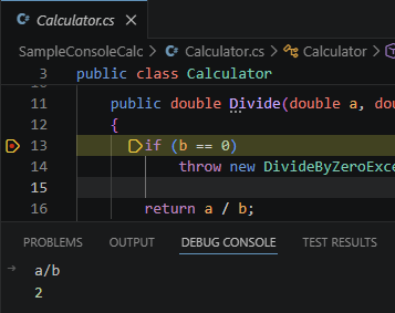 ReSharper: Debug Console ReSharper: Debug Console