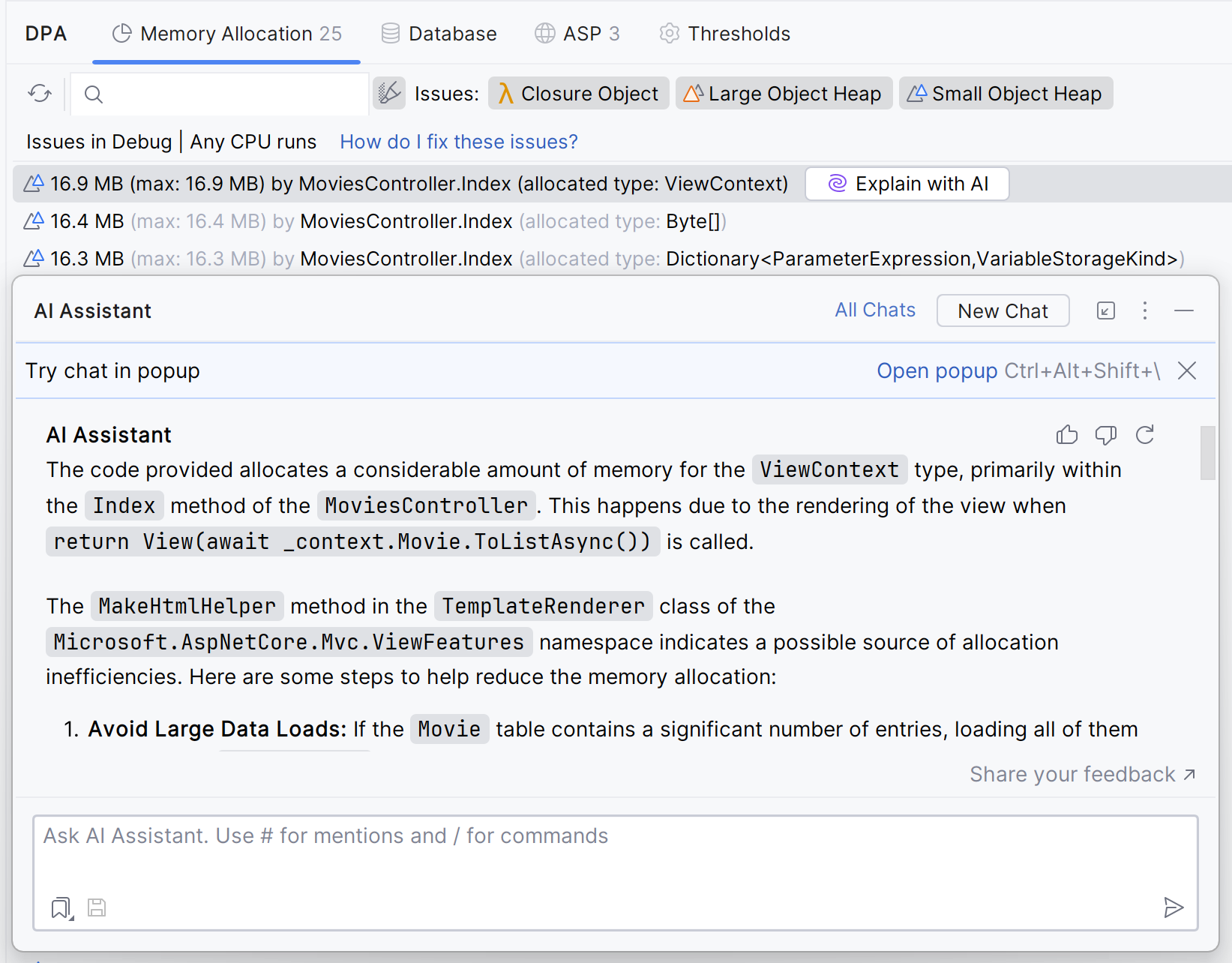 Dynamic Program Analysis. Explain issues with AI Dynamic Program Analysis. Explain issues with AI