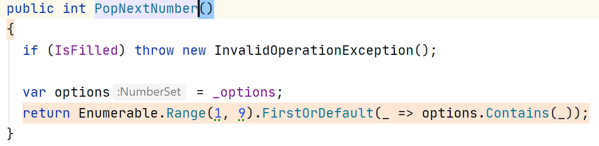 DPA. Highlighted line of code DPA. Highlighted line of code
