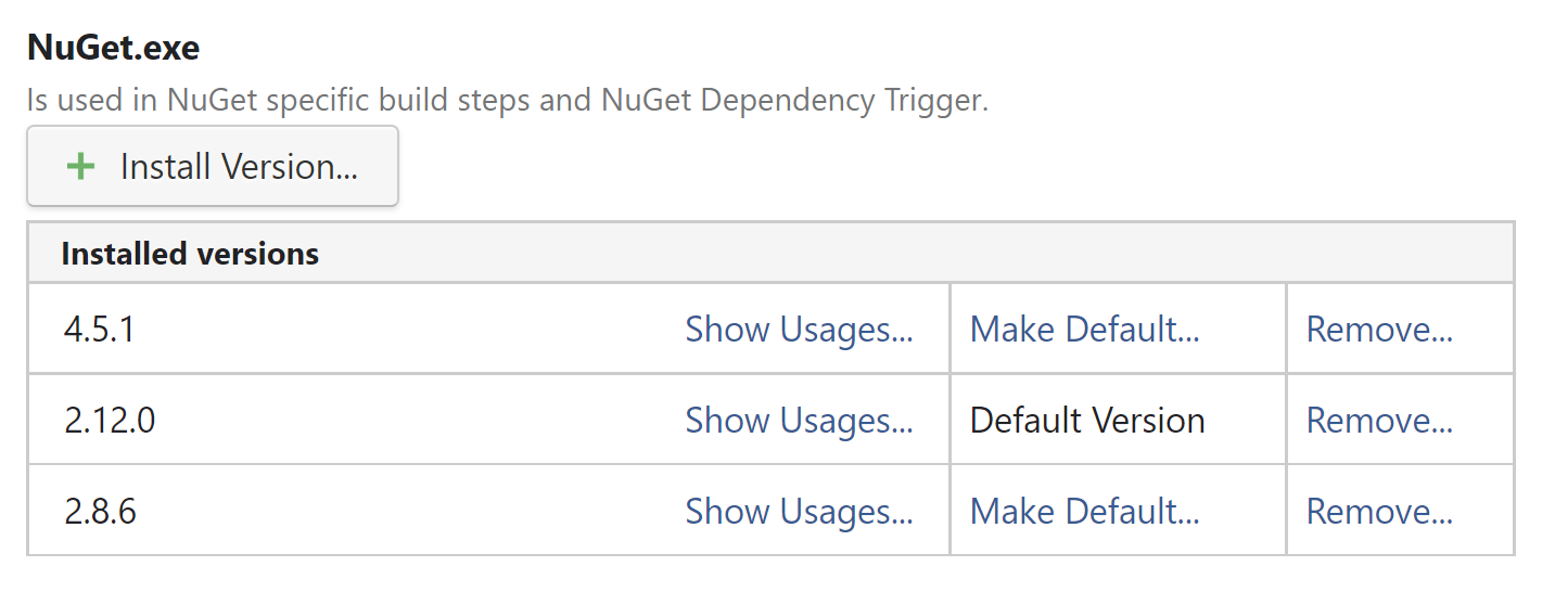 TeamCity. XUnit NuGet 服务器 TeamCity. XUnit NuGet 服务器