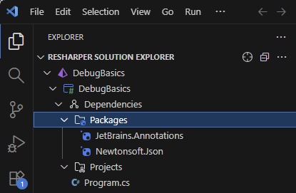 ReSharper: view installed NuGet packages ReSharper: view installed NuGet packages