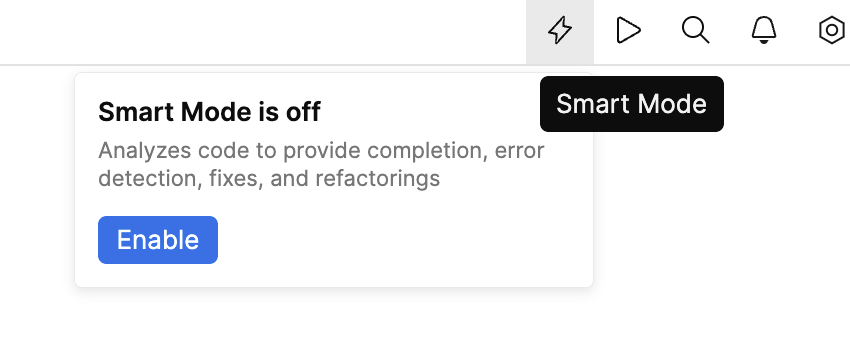 JetBrains Fleet: Enable Smart Mode JetBrains Fleet: Enable Smart Mode
