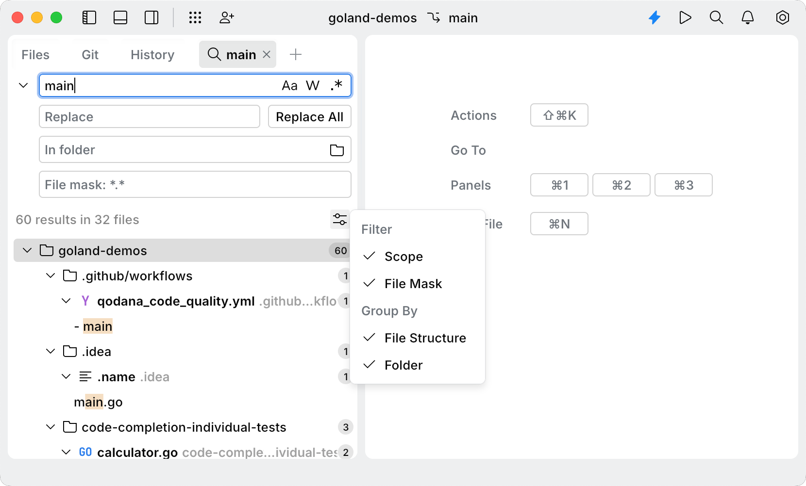 Search Options Search Options