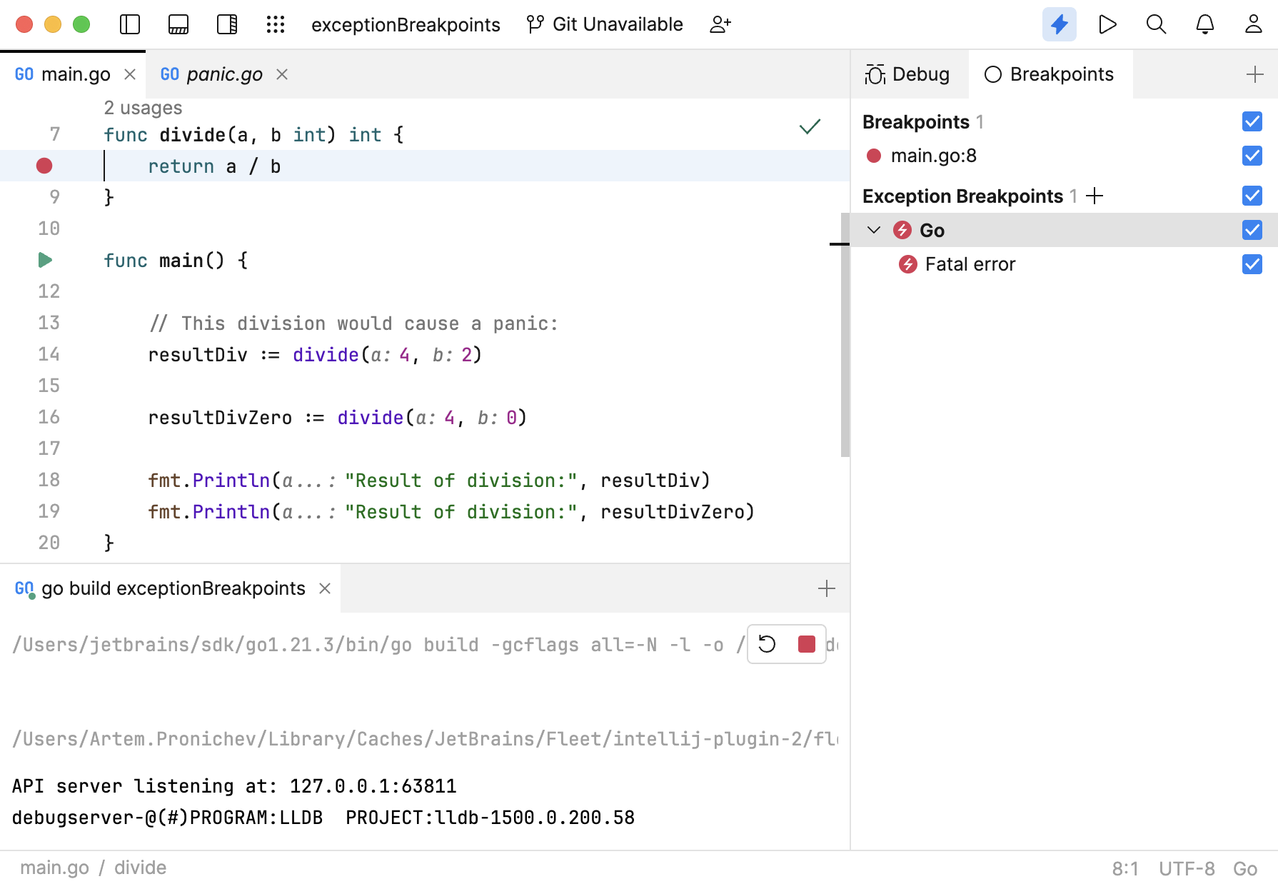 Go fleet breakpoints types Go fleet breakpoints types
