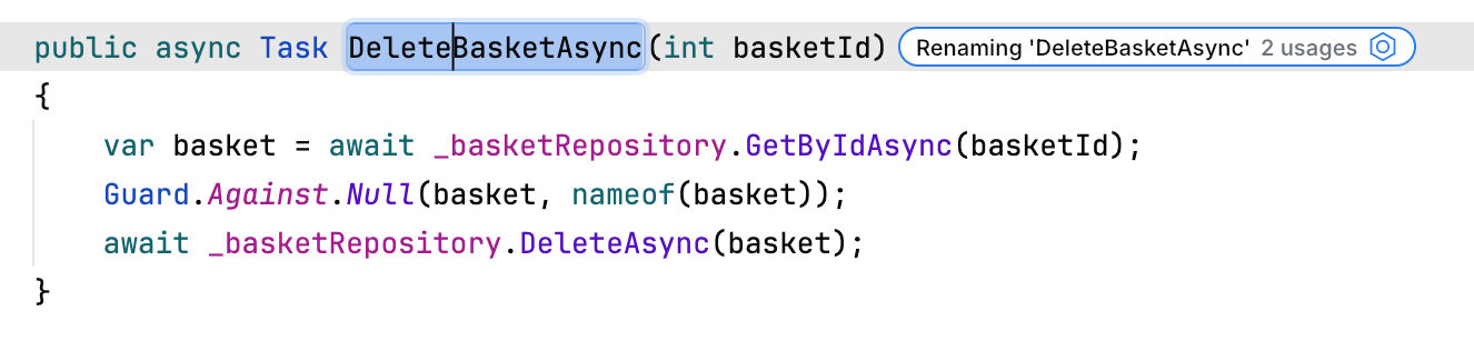 JetBrains Fleet: Rename refactoring JetBrains Fleet: Rename refactoring
