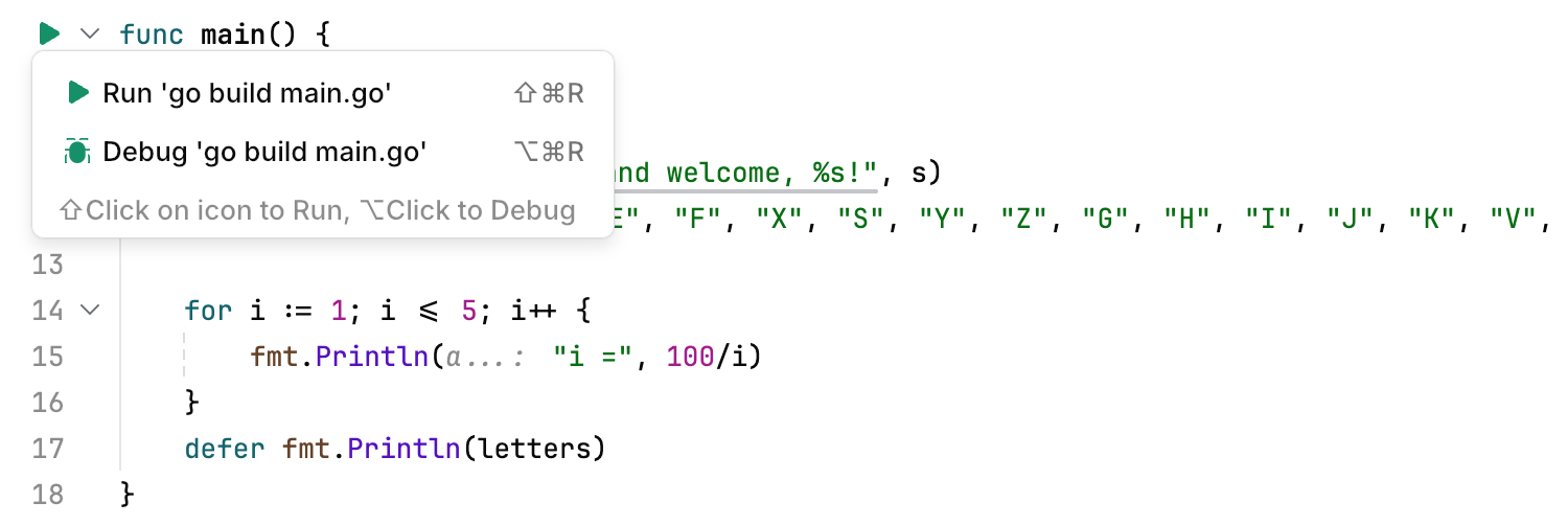 Using the gutter action