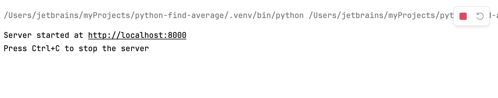 The Stop icon in the top-right corner of a tab