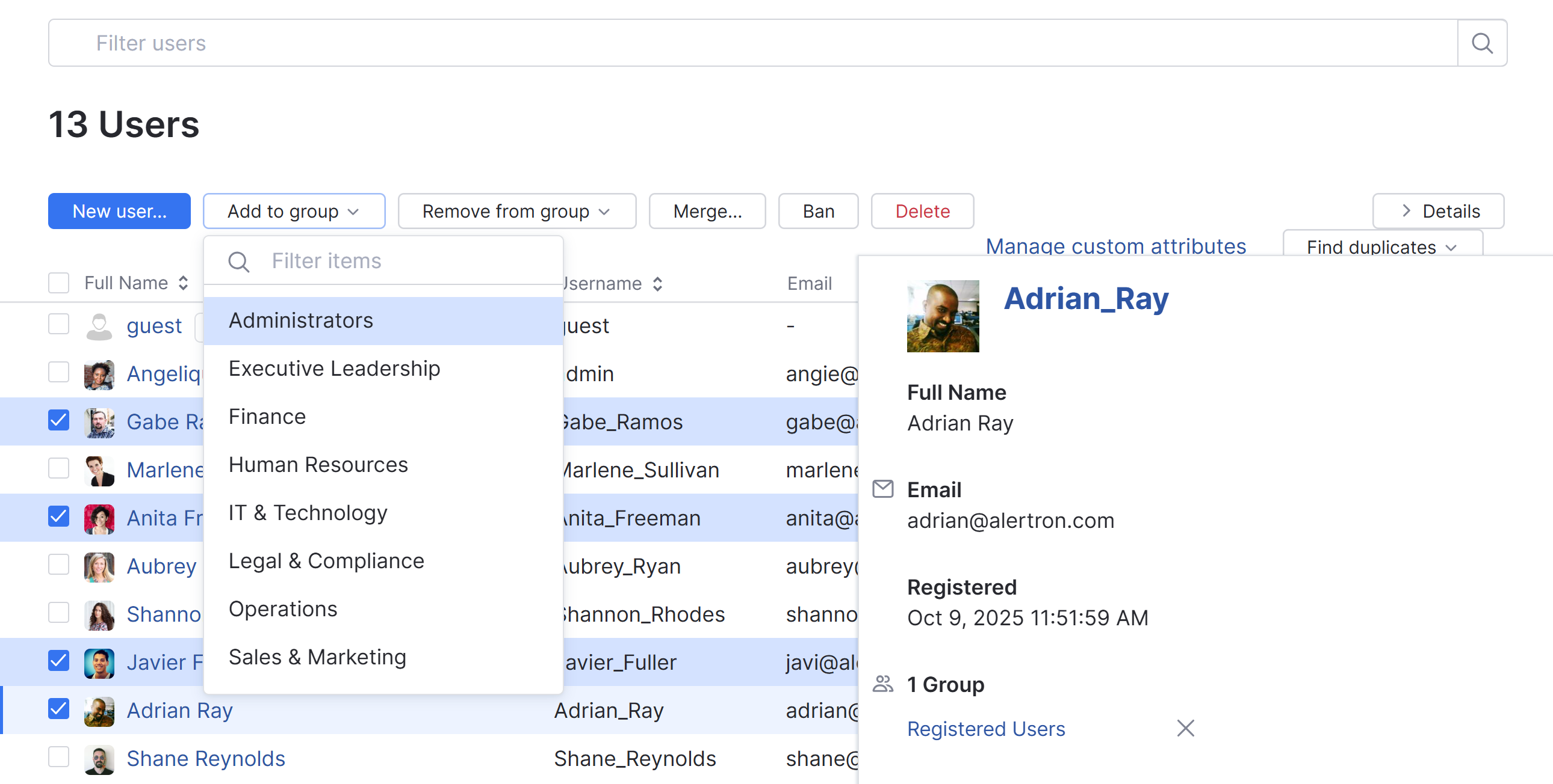 Add multiple users to group Add multiple users to group