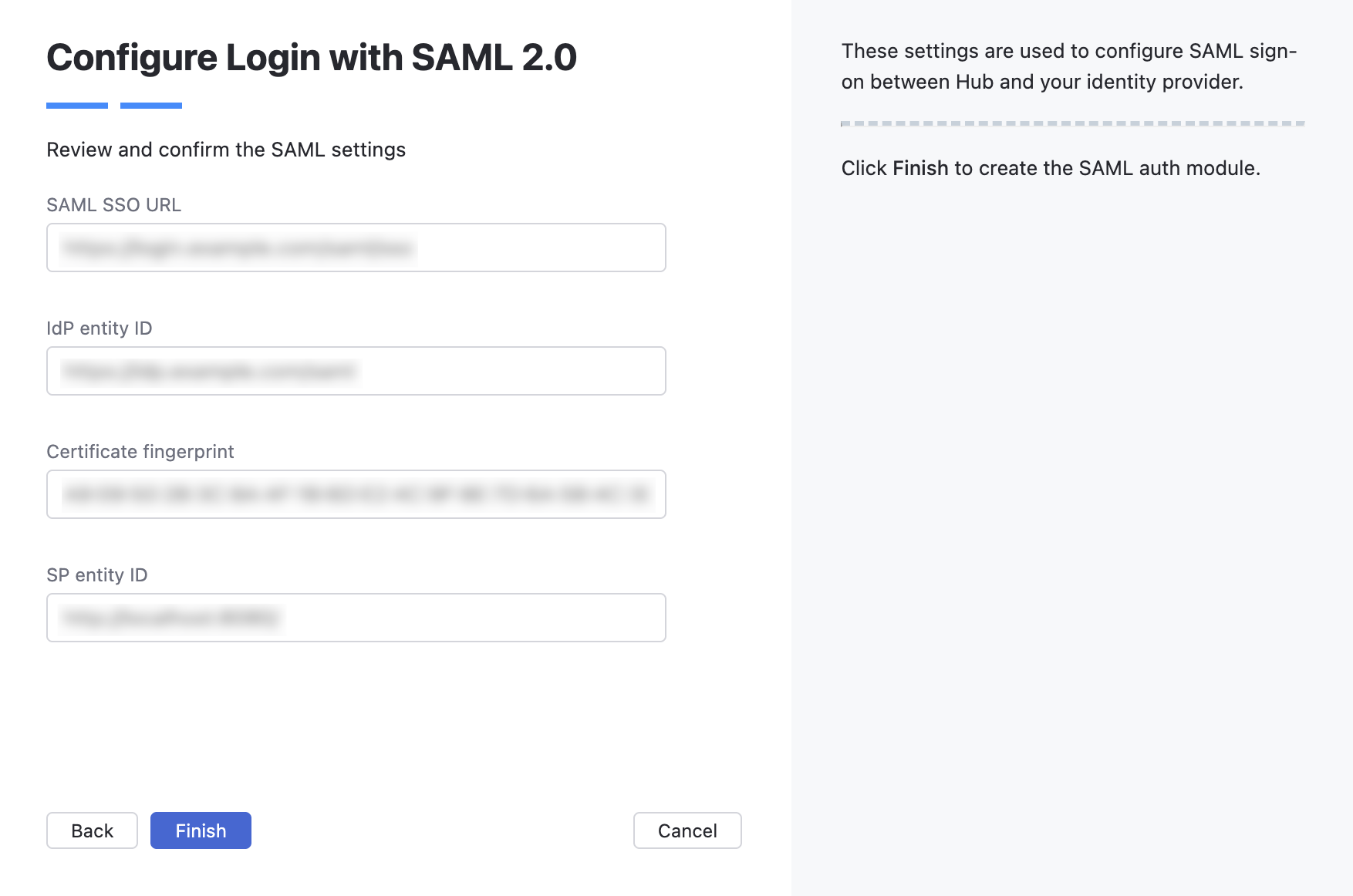Configure Login with SAML 2.0 Configure Login with SAML 2.0