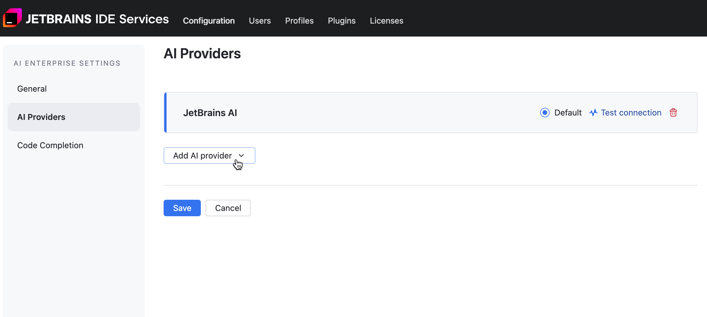 Add AI Provider Add AI Provider